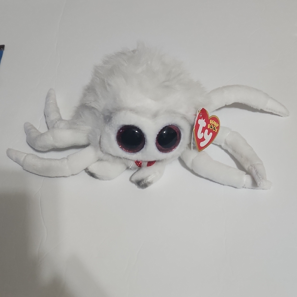 Ty Beanie Boo White Spider Spinderella 4/$20